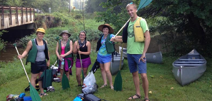 Undergrads Explore Elkhart River Watershed