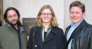 Bryan Smucker Falcn '95, Amber Friesen '99, Anthony Showalter '99