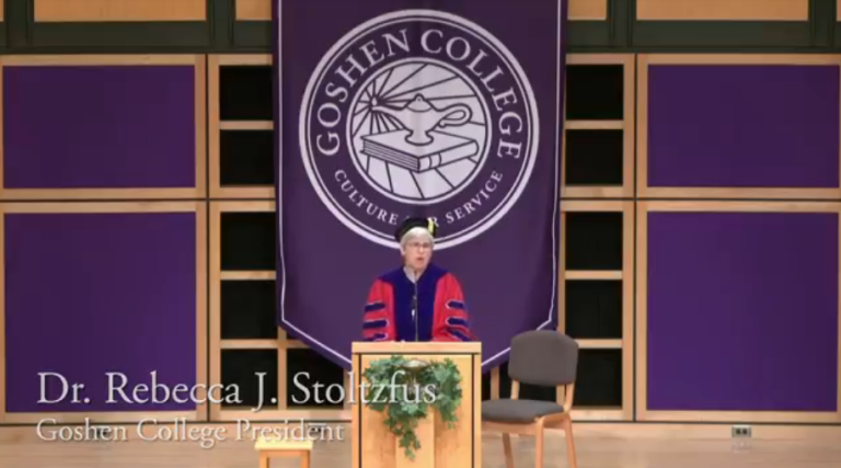 President at Commencement