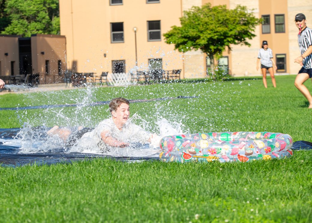 Slip and Slide Kickball