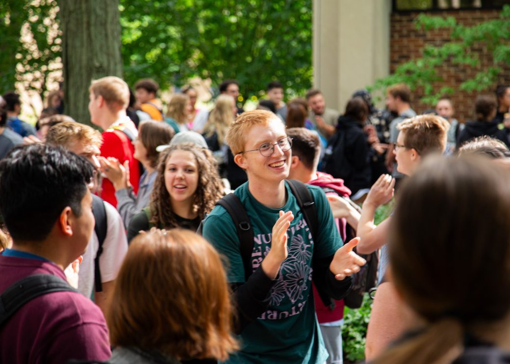 GC students at Opening Convo