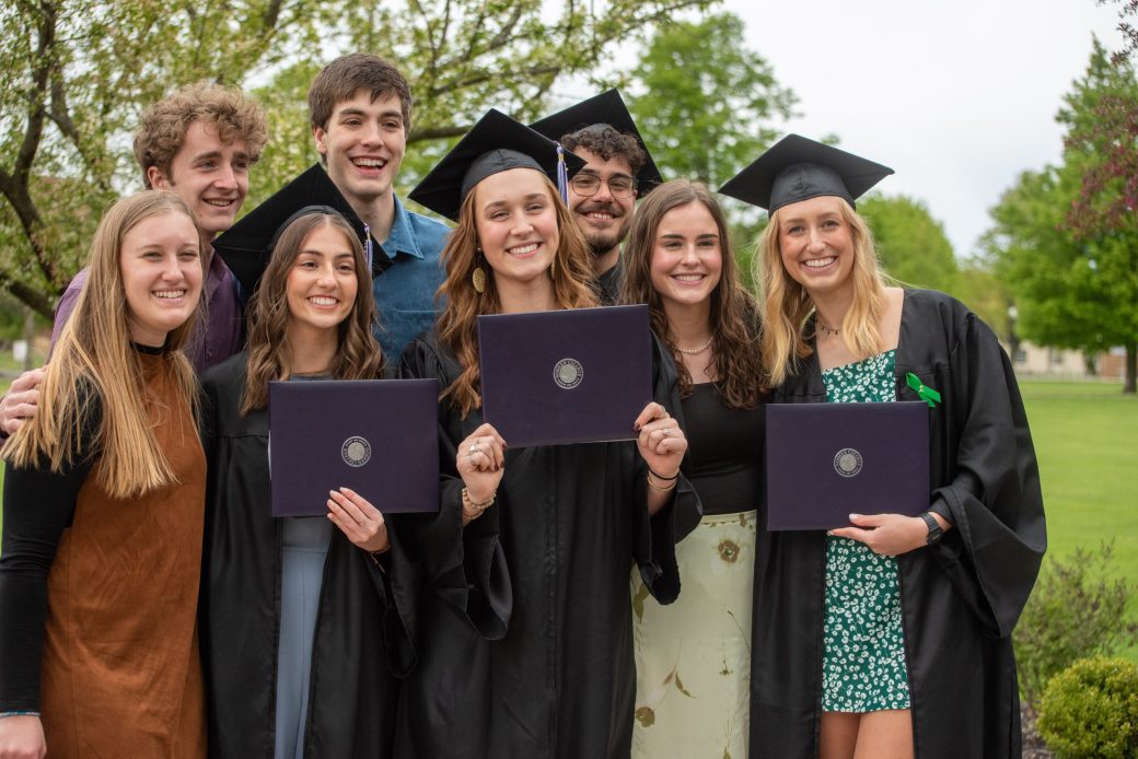 Students on Commencement