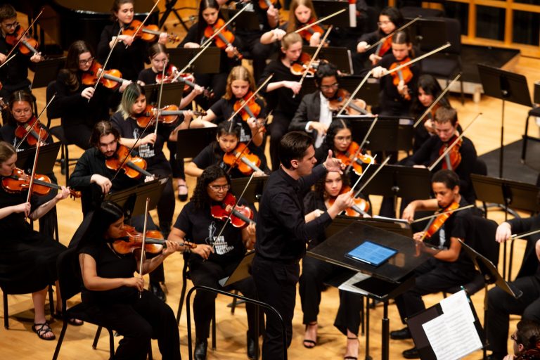 orchestra at GC Symphony Orchestra Spring Concert 2024