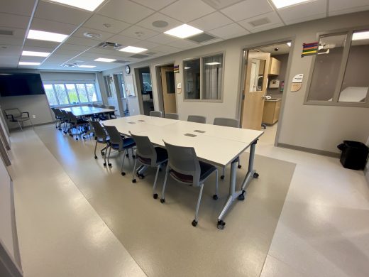 Goshen College exam room