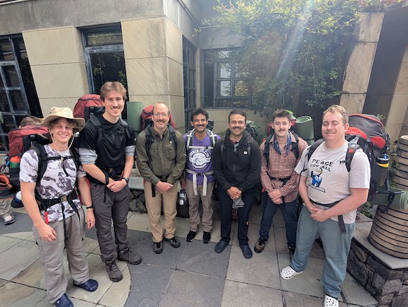 Group of students on SST in the Himalaya