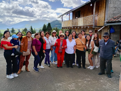 All the women and mothers of my host mother’s family. Plus the random customer who wanted to be included.