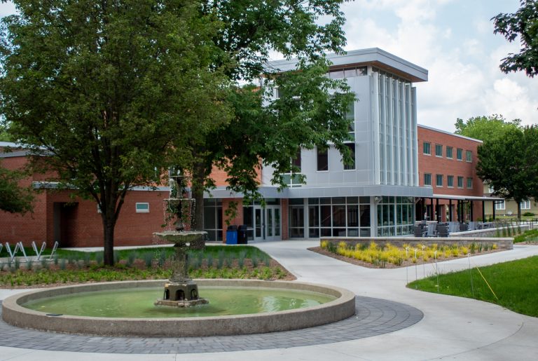 Westlawn Building on Goshen College Campus