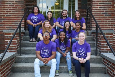 Group of student leaders on campus ministries