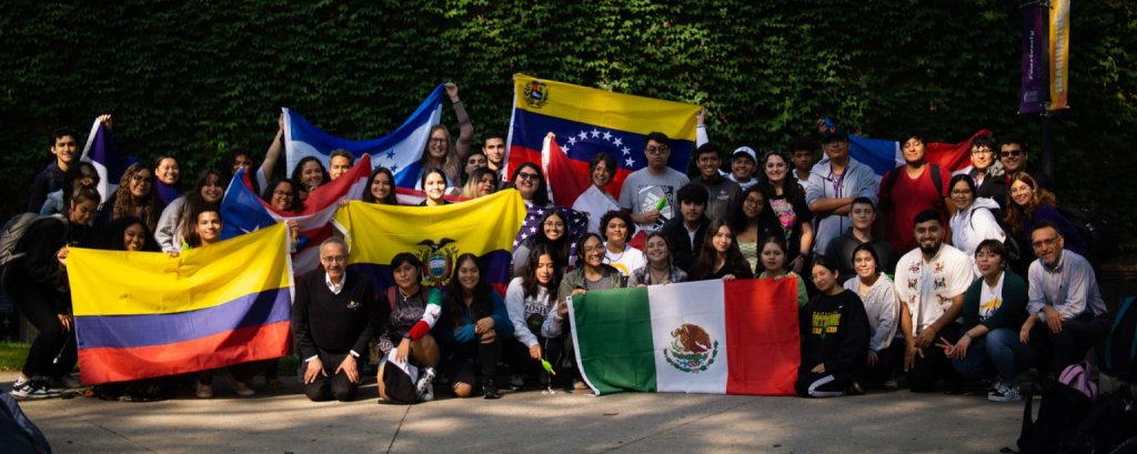 Students on Hispanic Heritage Month