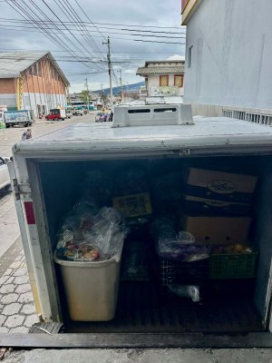 Donated items from the local grocery store.