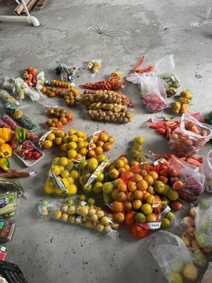 Fresh fruit and vegetable donations
