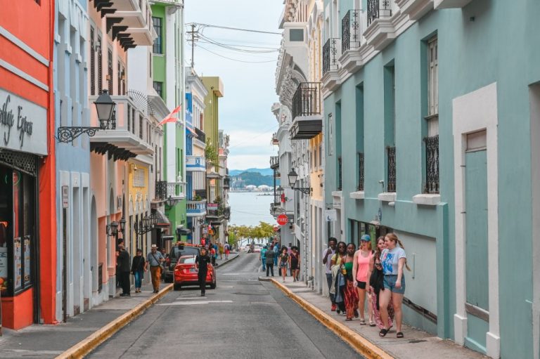 colorful buildings in Puerto Rico