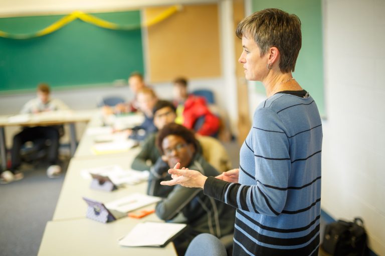 Students in class