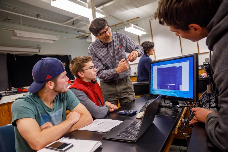 Students in computer lab