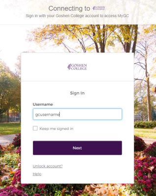 Multi factor authentication login page