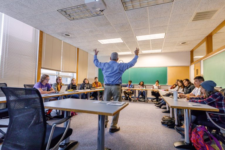 Students in class