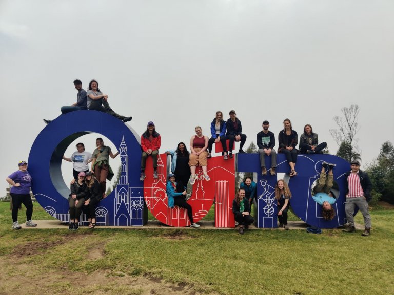 SST students exploring Quito, Ecuador