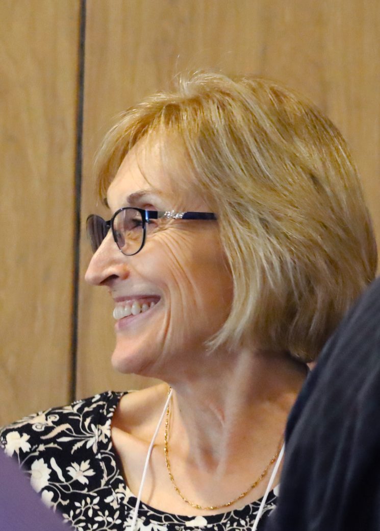 woman smiling