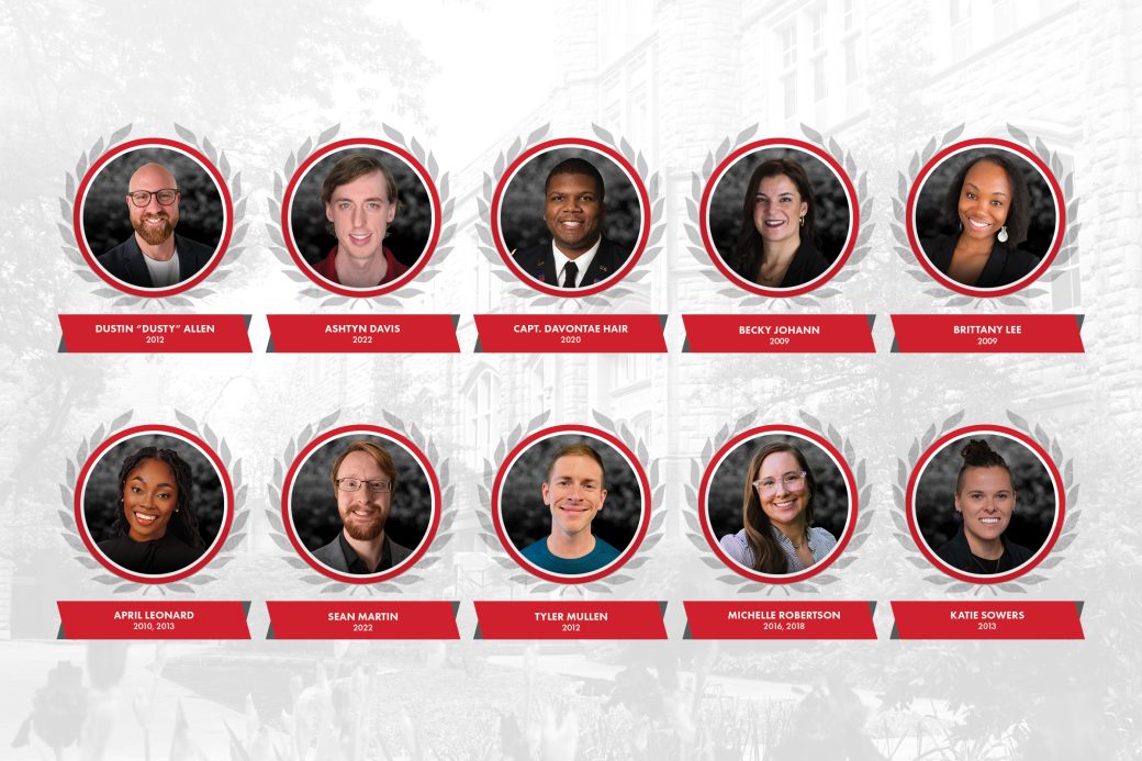 UCM's 10 under 40 awardees for 2026.