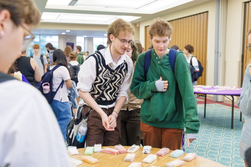 Two students picking their paleta