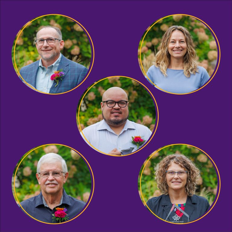 Updated Alumni Awardee collage with official Homecoming headshots.
