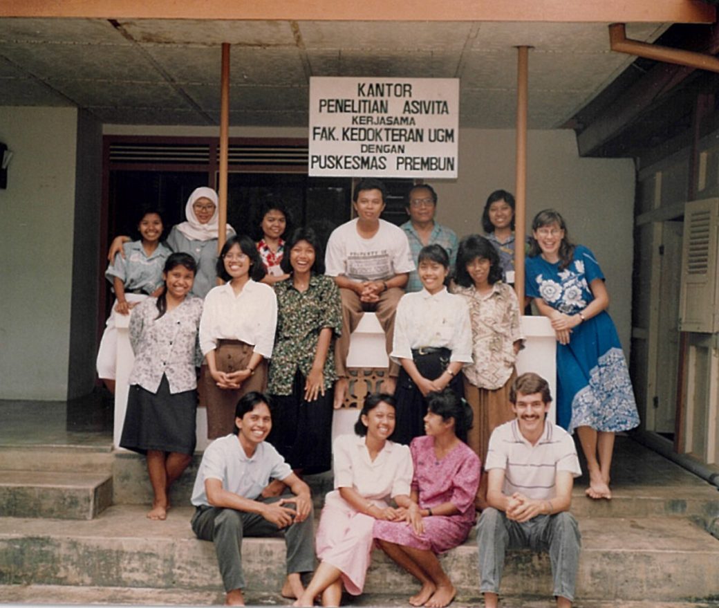 Research team in Indonesia.