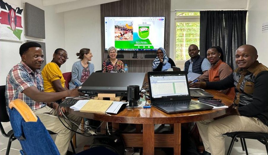 President Becky's research team in Tanzania.