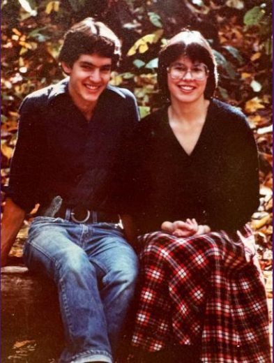 Becky Stoltzfus and Kevin Miller circa 1982