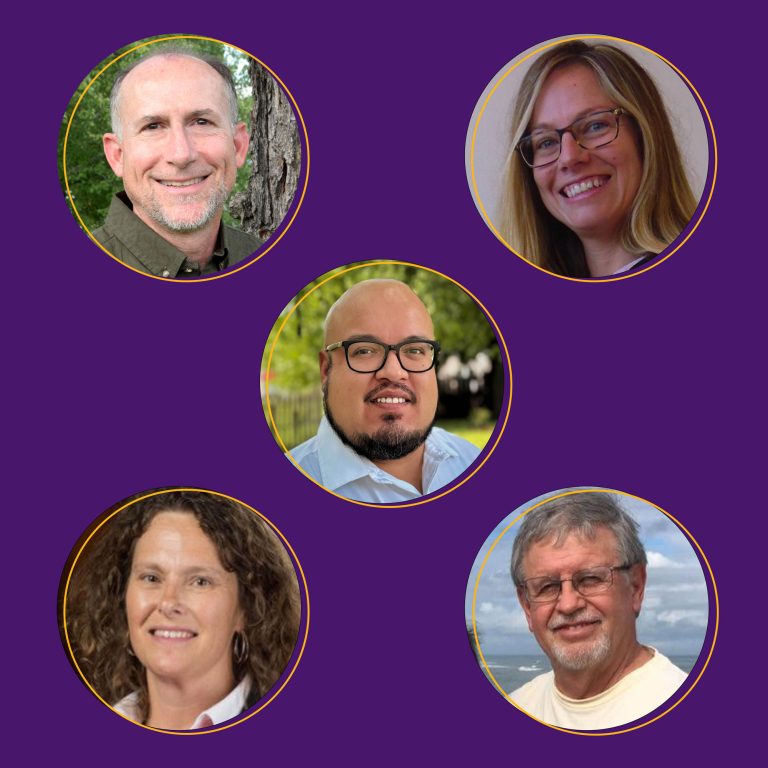 Thumbnail of all five 2026 alumni awardees.
