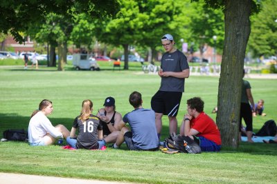 May term picnic and volleyball