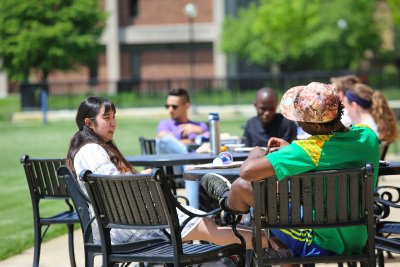 May term picnic and volleyball