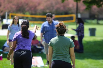 May term picnic and volleyball