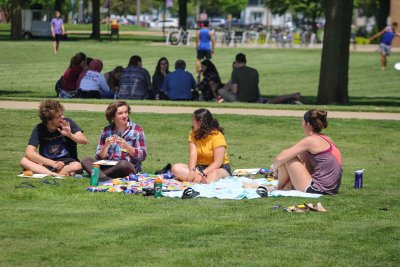 May term picnic and volleyball