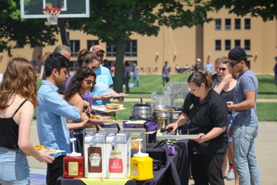 May term picnic and volleyball