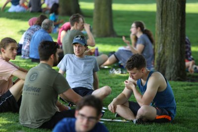 May term picnic and volleyball