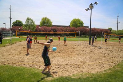 May term picnic and volleyball