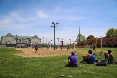 May term picnic and volleyball