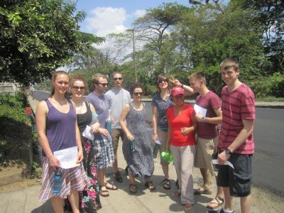 Group number 2 headed out to explore Jinotepe