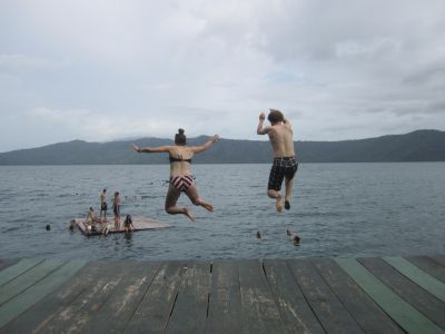 One last plunge into Laguna de Apoyo