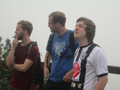 Ben, Wade, and Aaron feeling the breeze