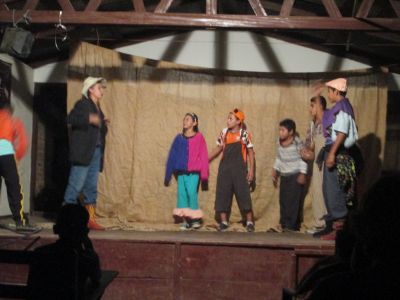 A play about deforestation and other environmental issues presented by the children and youth of El Logartillo.