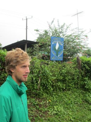 Vicente is very grateful for not only for David's work on the sign but how he engages work throughout the farm.