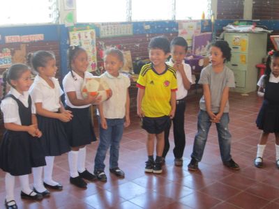 Some of the preschoolers Erin works with daily.