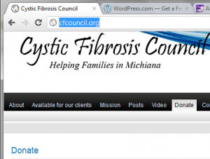 Cystic Fibrosis Web Site