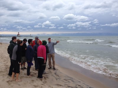 Sustainability Leadership Semester field trip to a beach