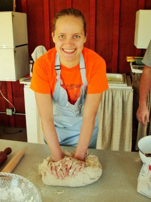 Kneading Bread