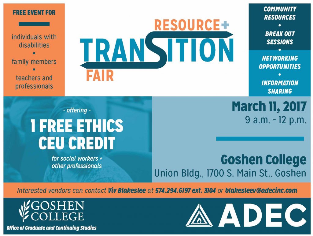 Resource + Transition Fair poster