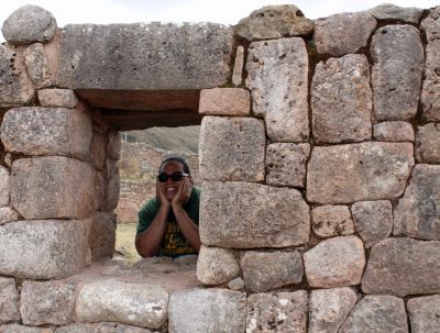 Jacob looking at the world from an Incan point of view.