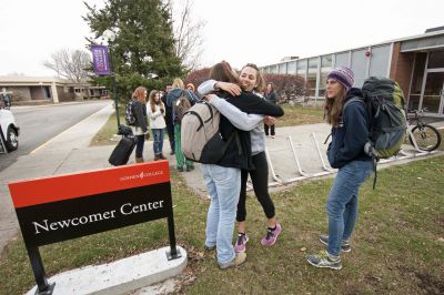 Becca gets a warm welcome home.