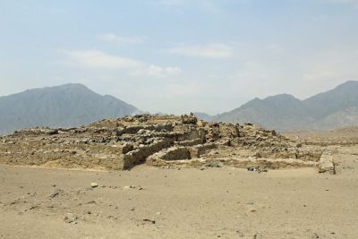 A pyramid at Caral.